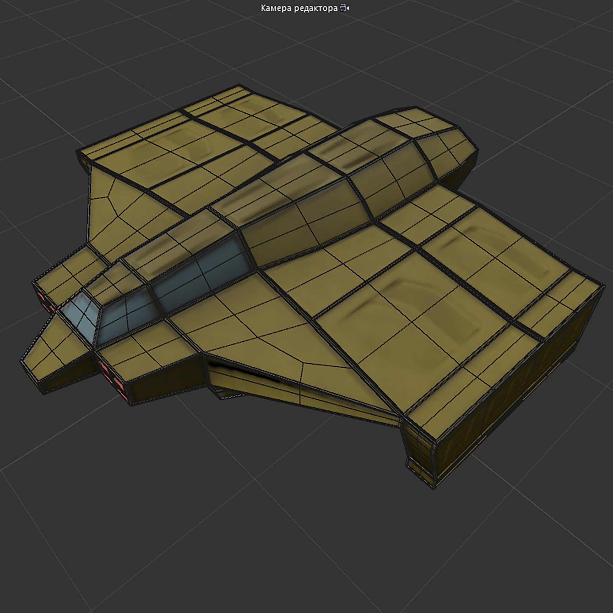 cargo ship 1 Low-poly 3D model_15