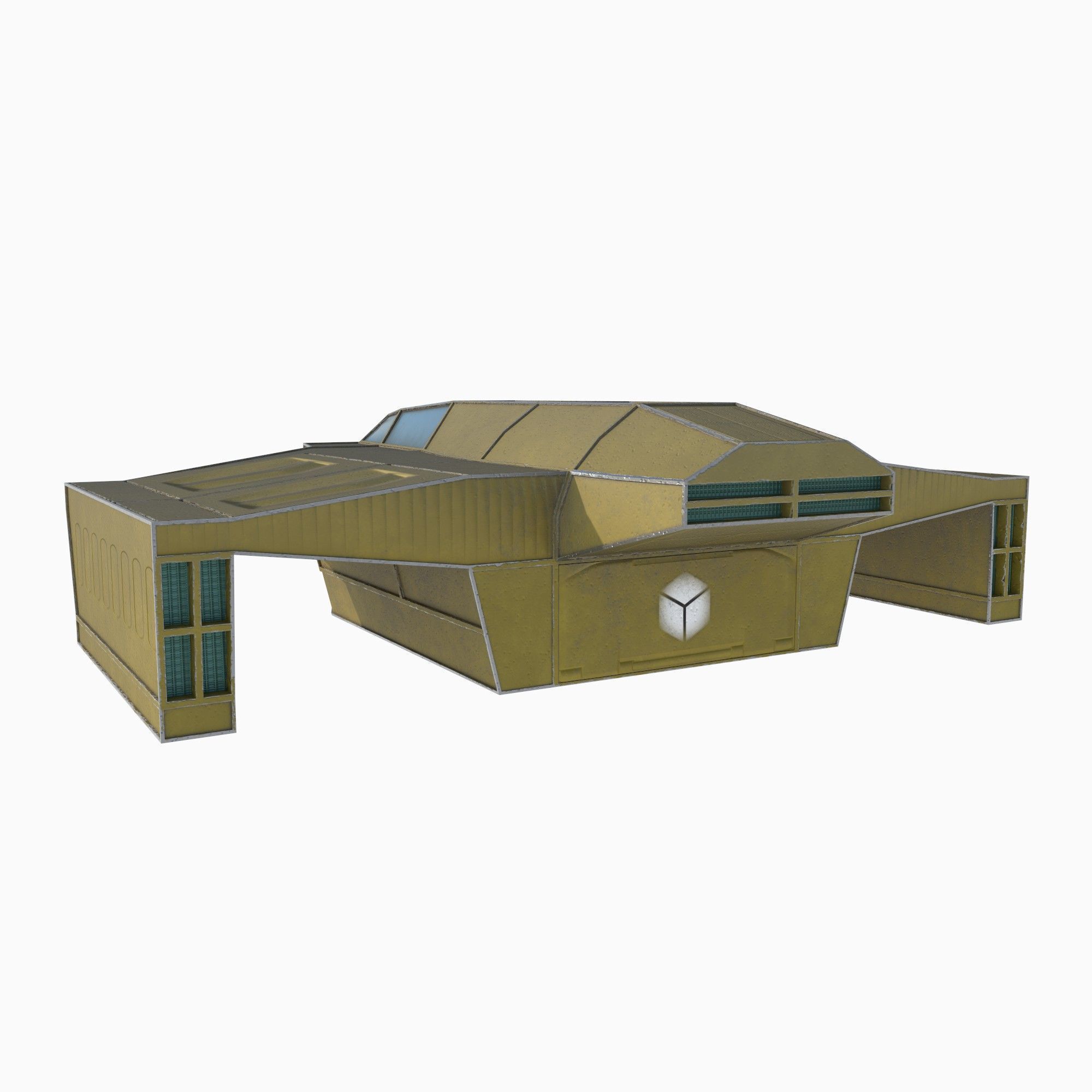 cargo ship 1 Low-poly 3D model_3