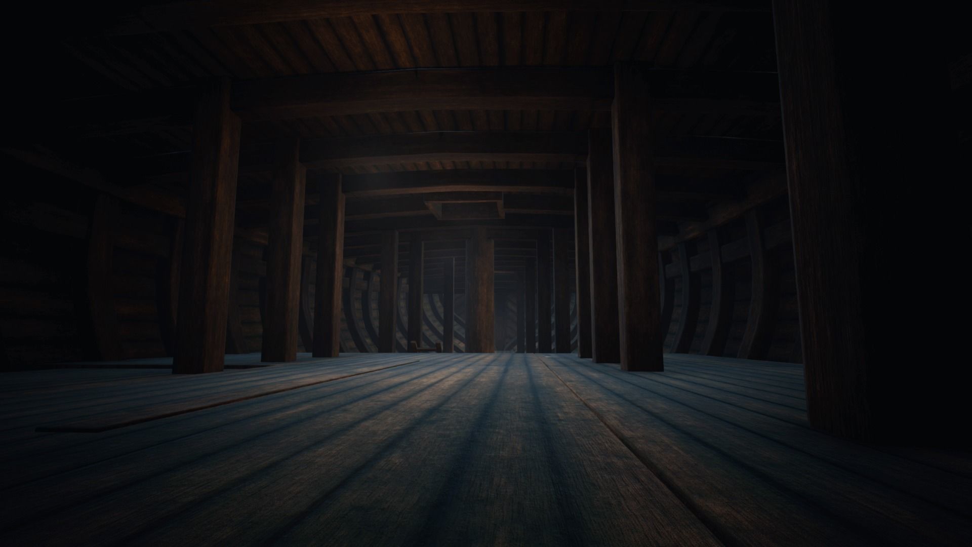 Roter Lowe Galleon Low-poly 3D model_8