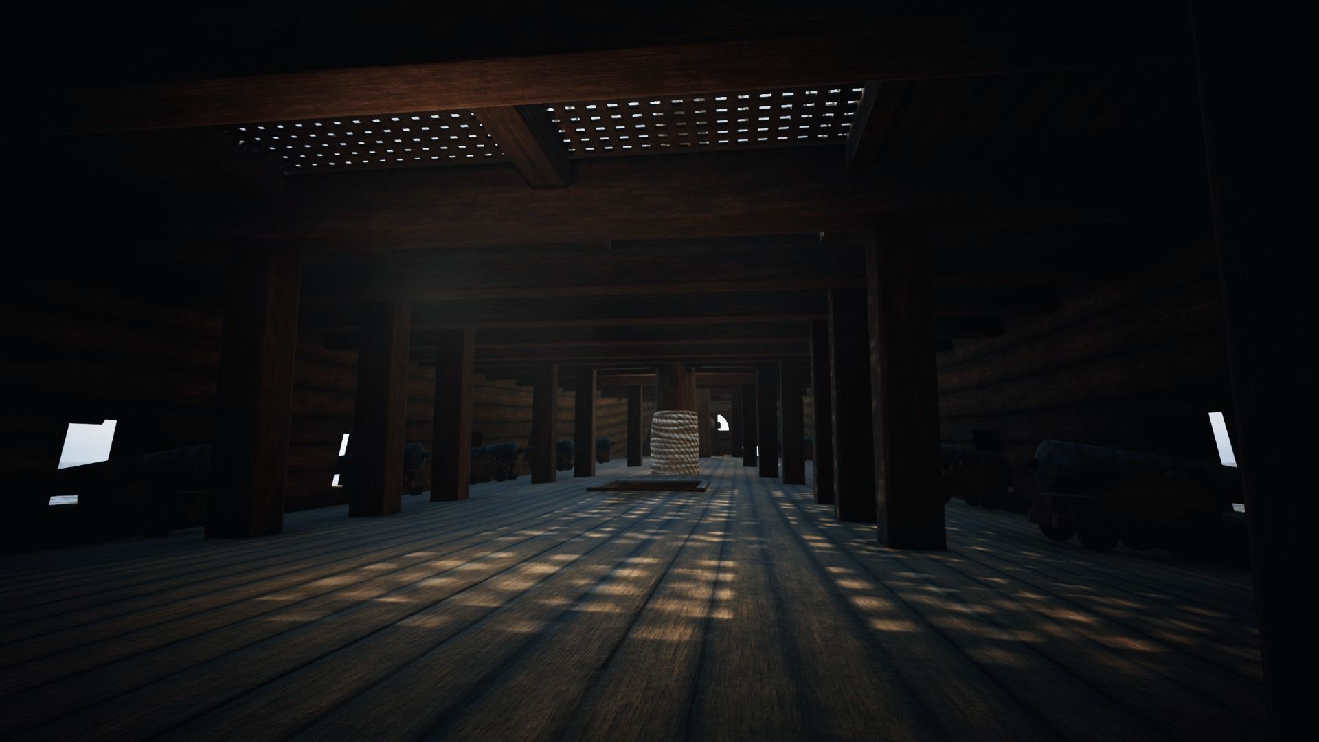 Roter Lowe Galleon Low-poly 3D model_9