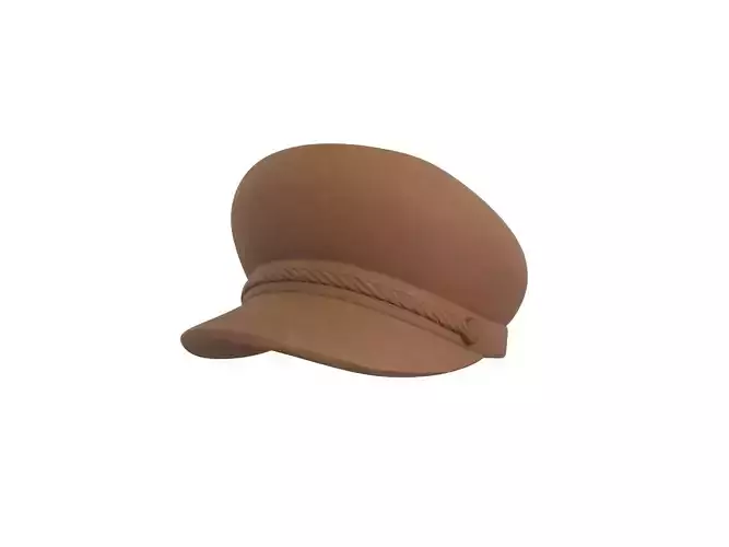 Brown Breton Hat