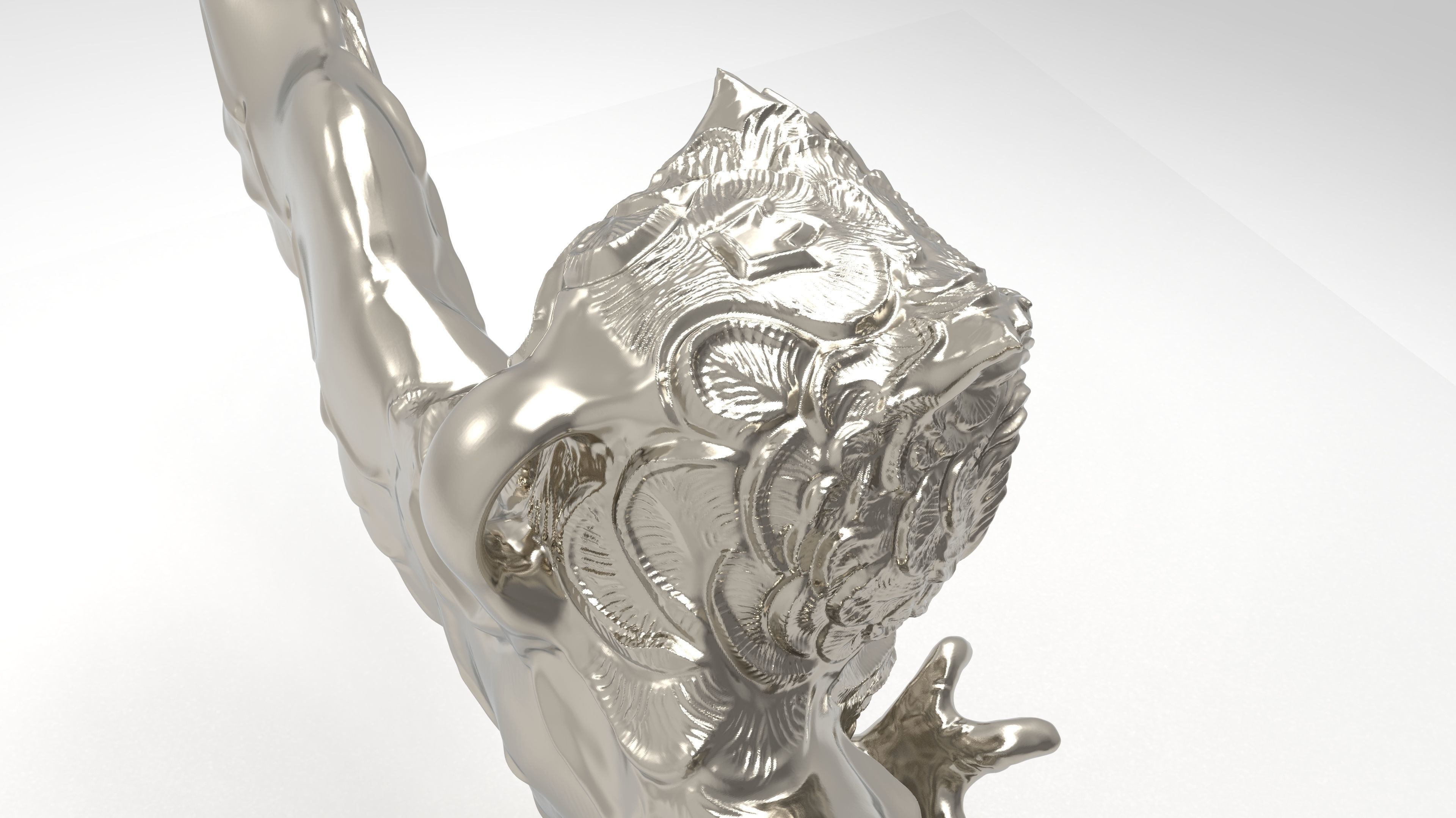 Owl pendant 3D print model_2