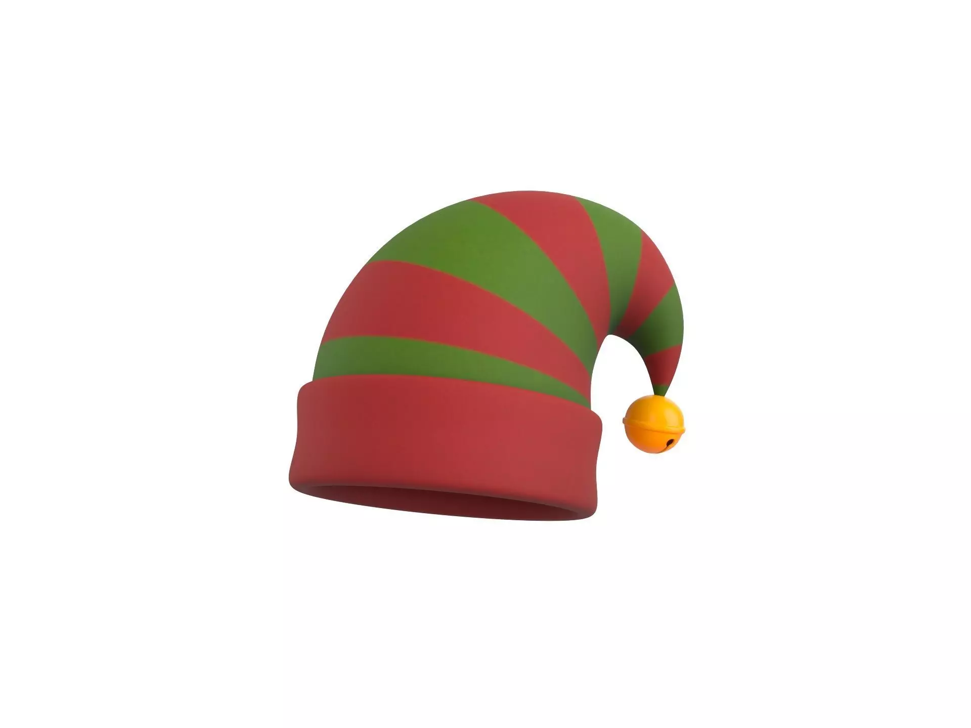 Christmas Elf Hat 3D model