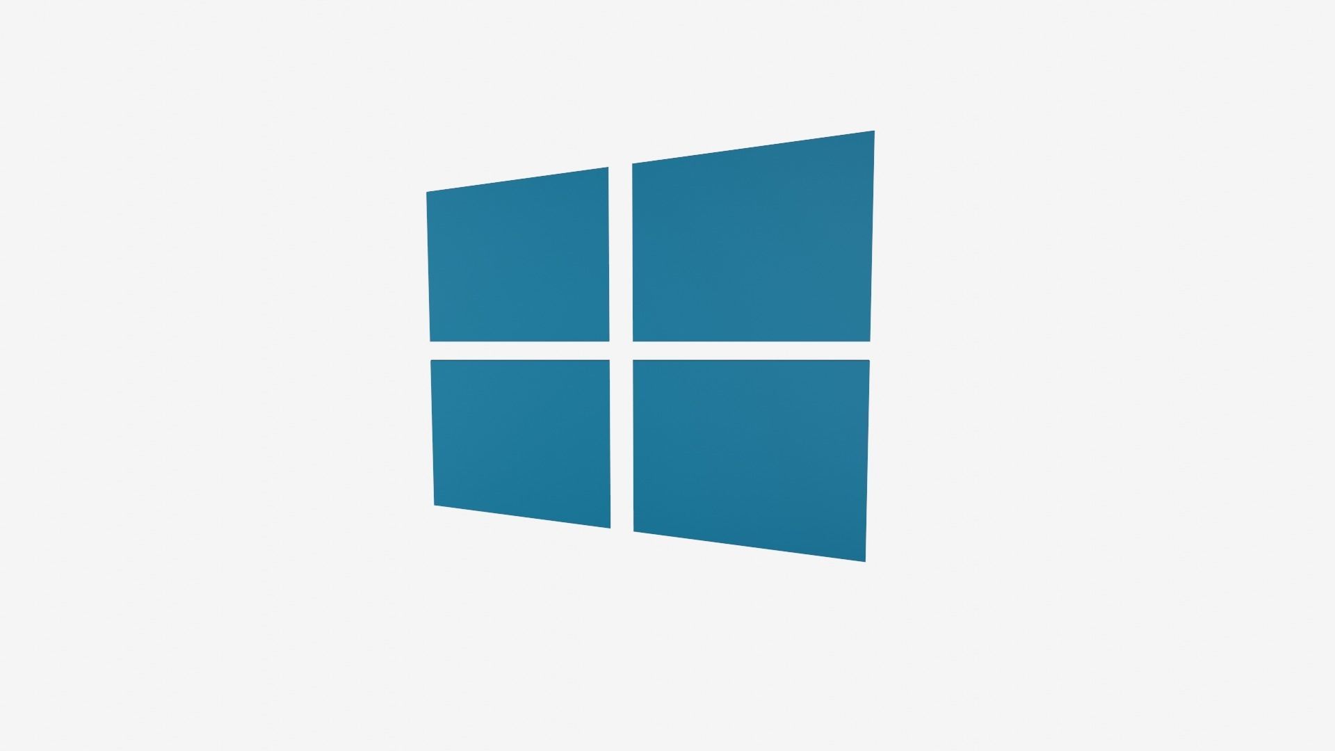 Microsoft Logo 3D Low-poly 3D model_6