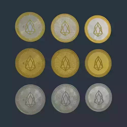 Eos EOS - Cryptocurrency Coin 3D model