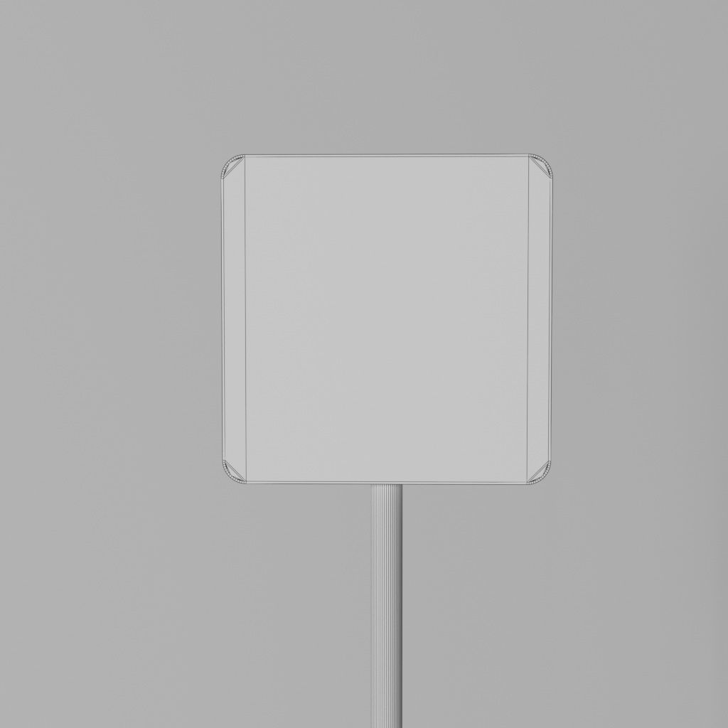 268 German Traffic Road Signs Pack DE Low-poly 3D model Low-poly 3D model_42