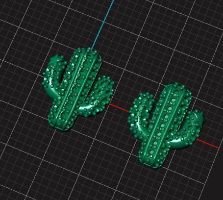 CactusV1 earring 3D print model_5