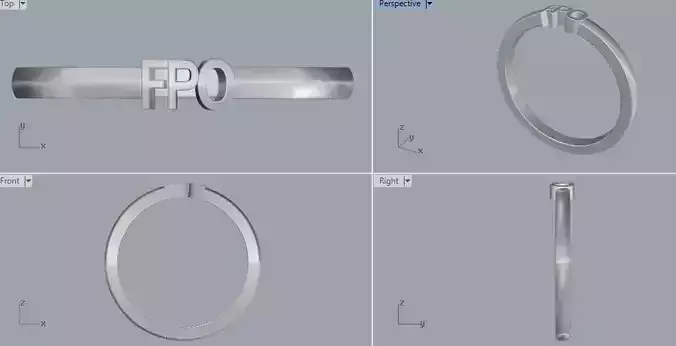 925 Sterling Silver Name Ring Jewelry