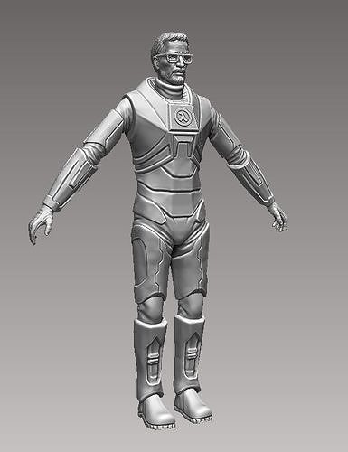 game character 3D print model
