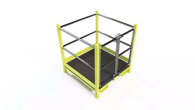 TRANSPORTED MAINTENANCE PLATFORM WITH FORKLIFT