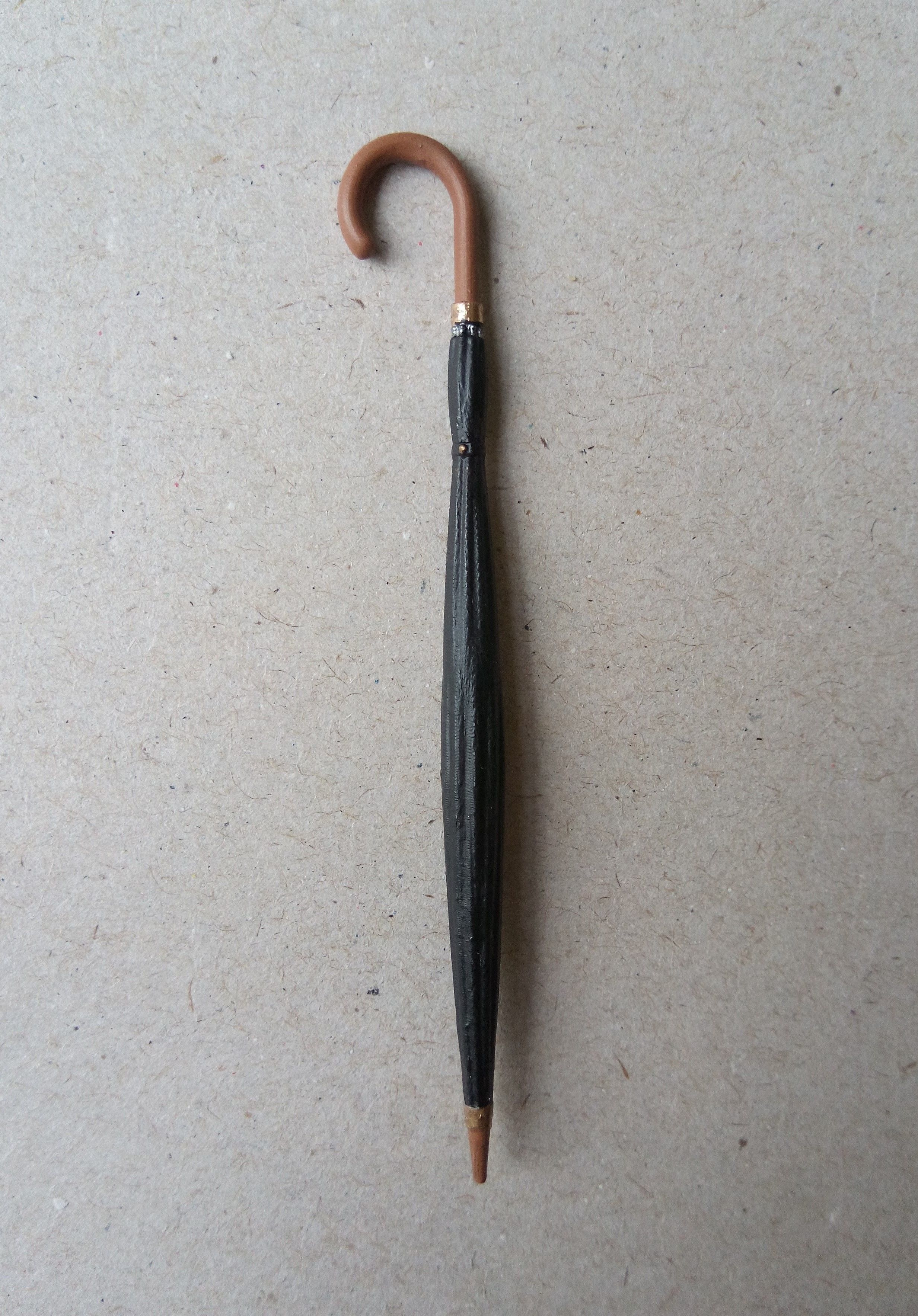 Dolls House Miniature Umbrella closed 12th Scale 3D print model_1