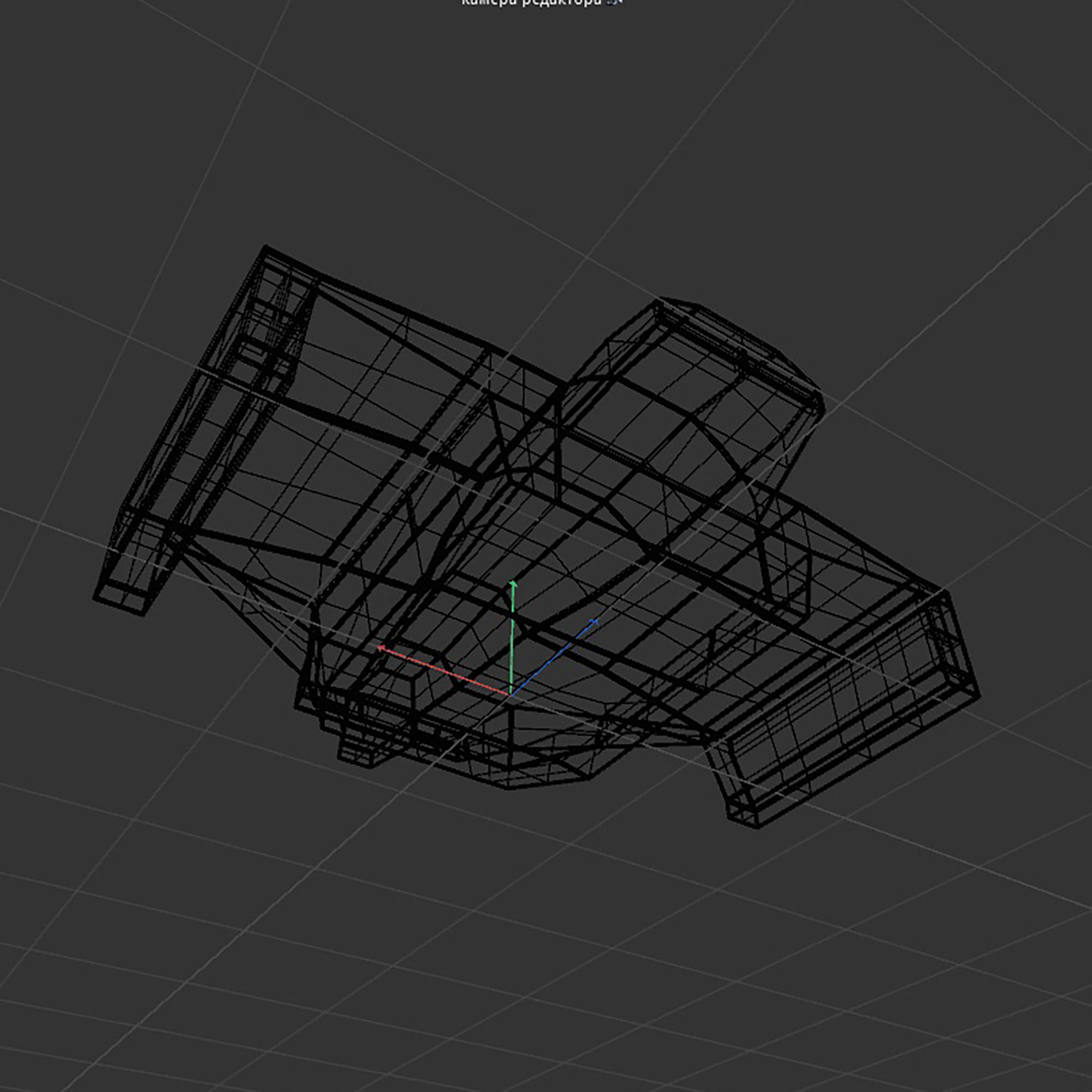 cargo space ship v3 Low-poly 3D model_20