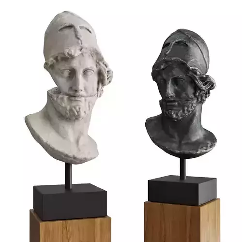Hermes with helmet bust