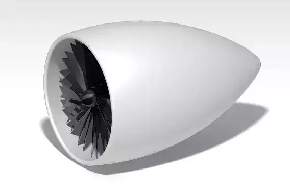 Turbo Jet 3D Model