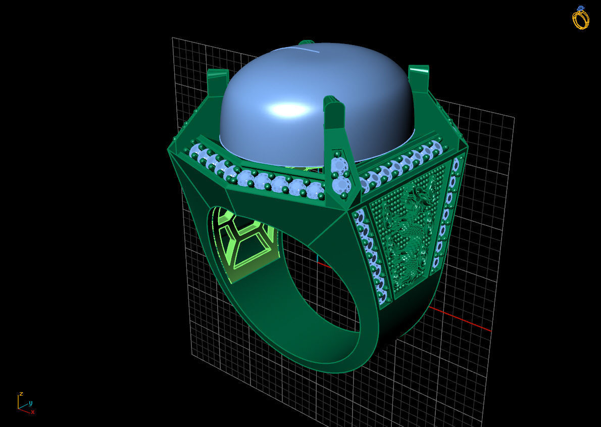 RING MEN 3D print model_1