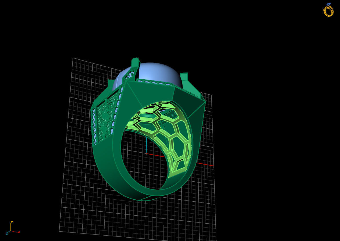 RING MEN 3D print model_2