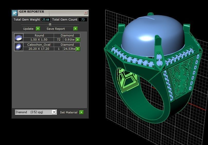 RING MEN 3D print model_3