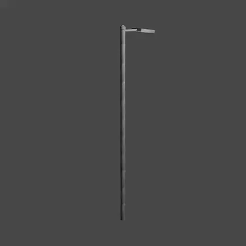 Streetlight street lamp Low-poly 3D model