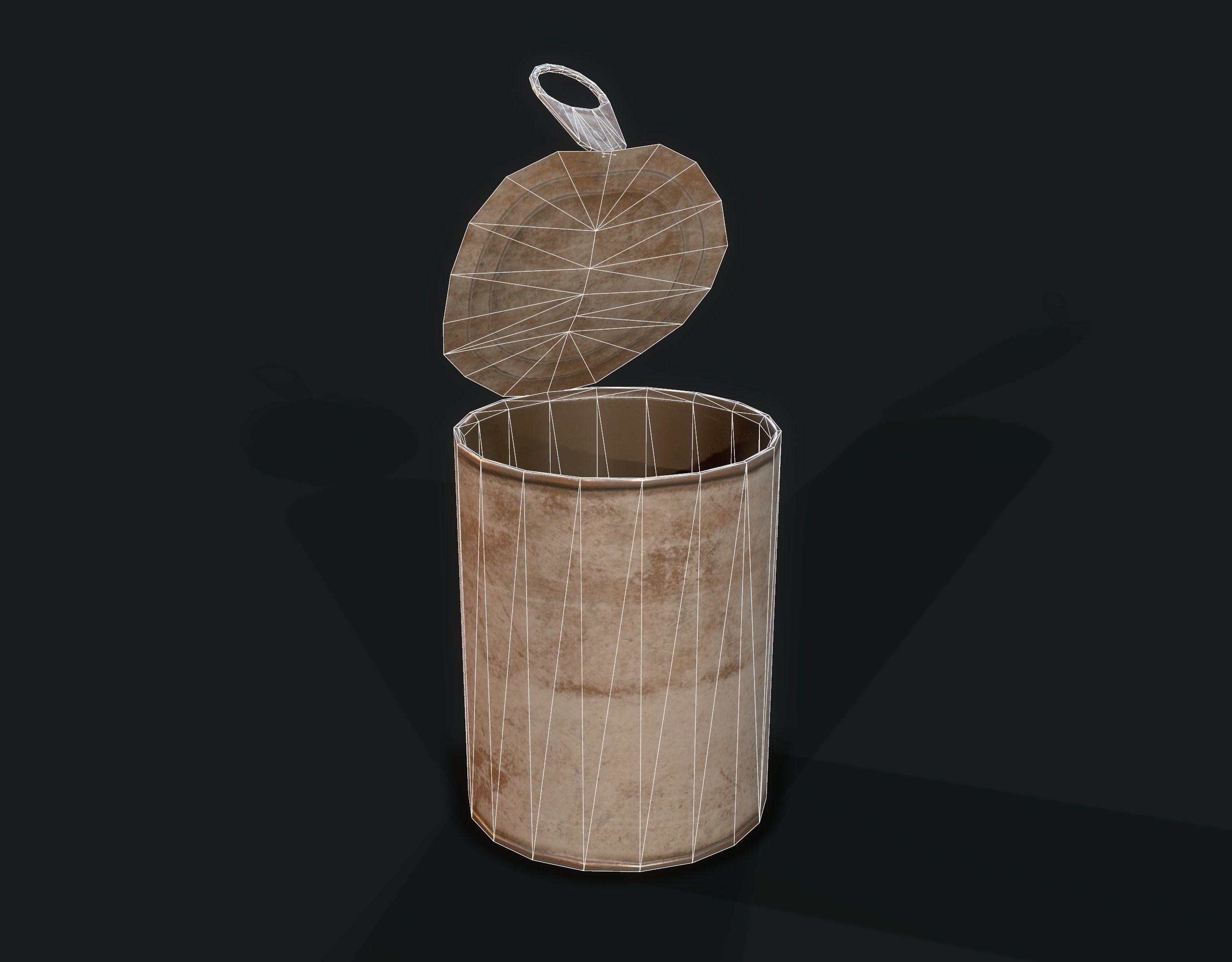 Canned Food Low-poly 3D model_15
