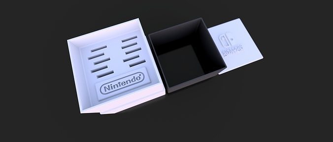 Nintendo Switch - Cube Game Holder 3D print model