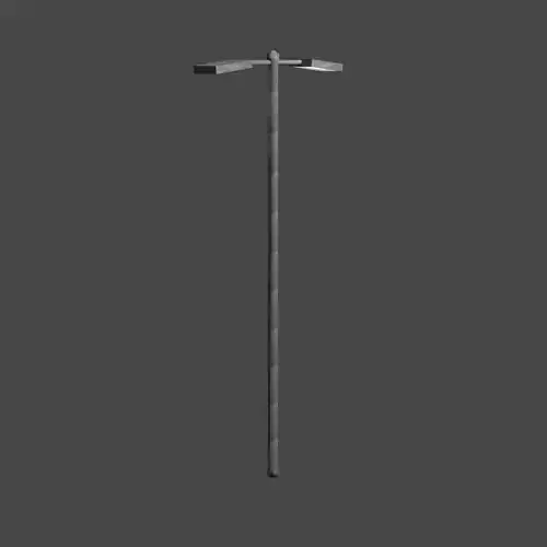 Streetlight street lamp Low-poly 3D model