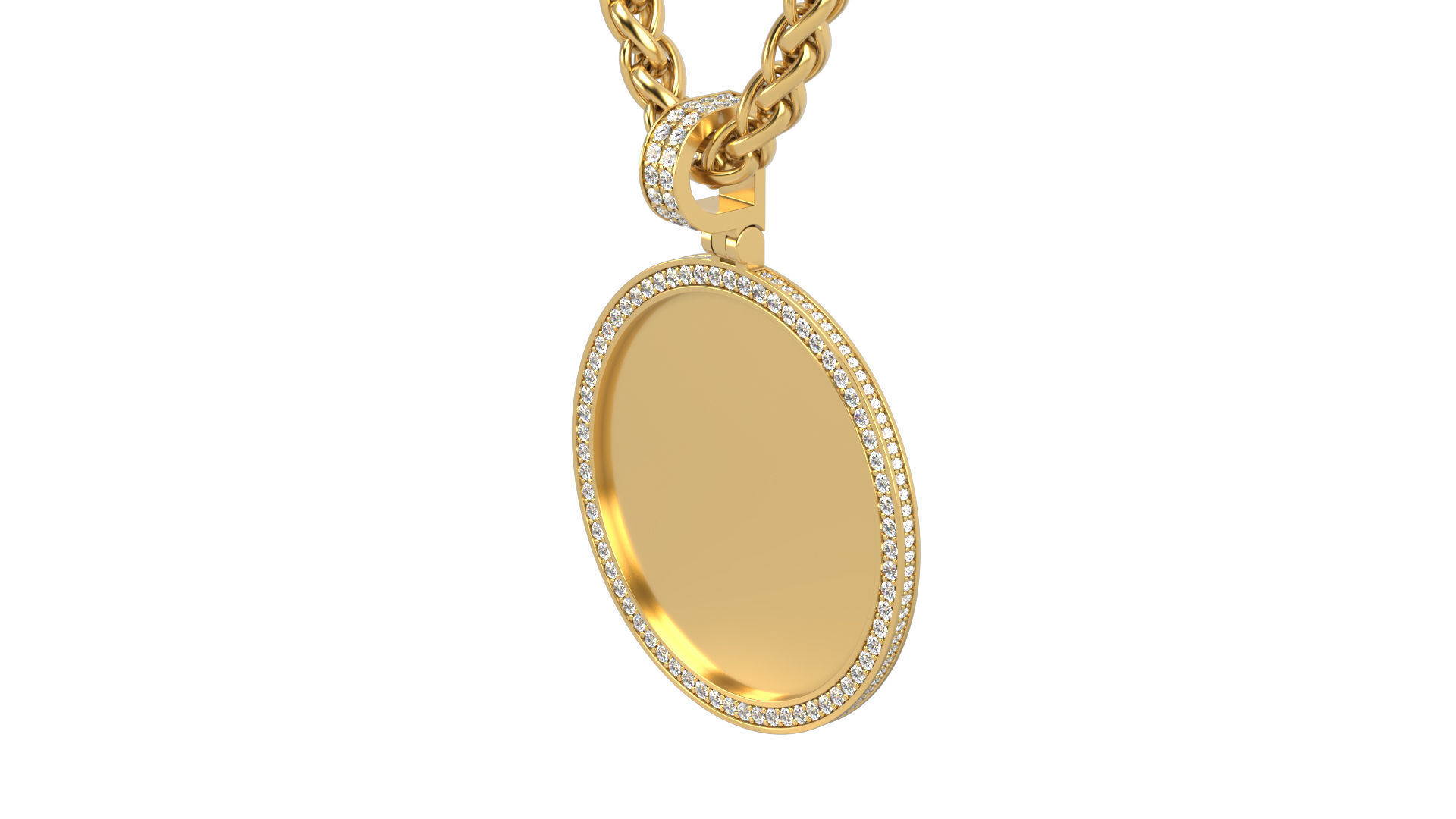 Picture pendant 1-2 inch N5 3D print model_4