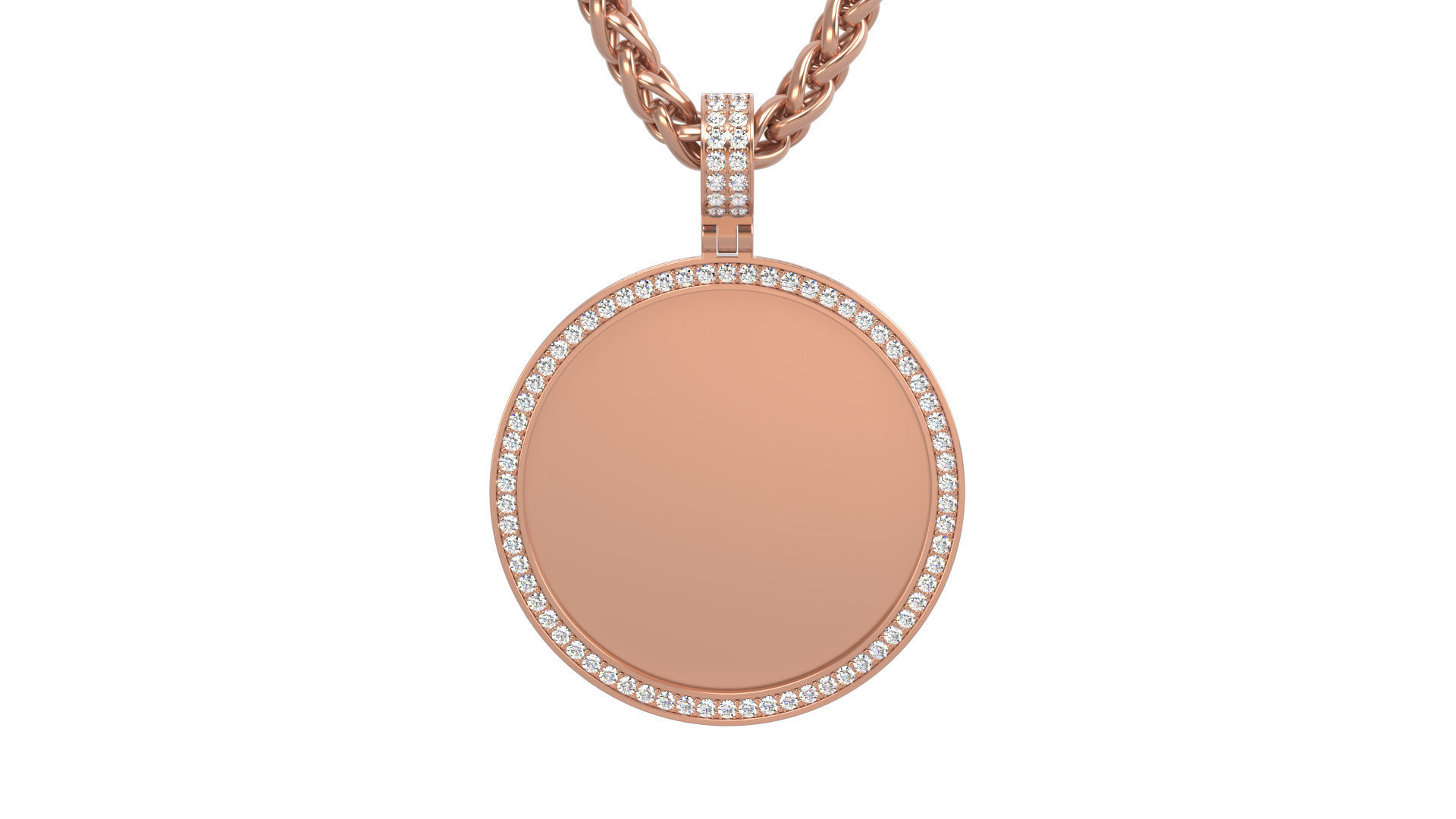 Picture pendant 1-2 inch N5 3D print model_6