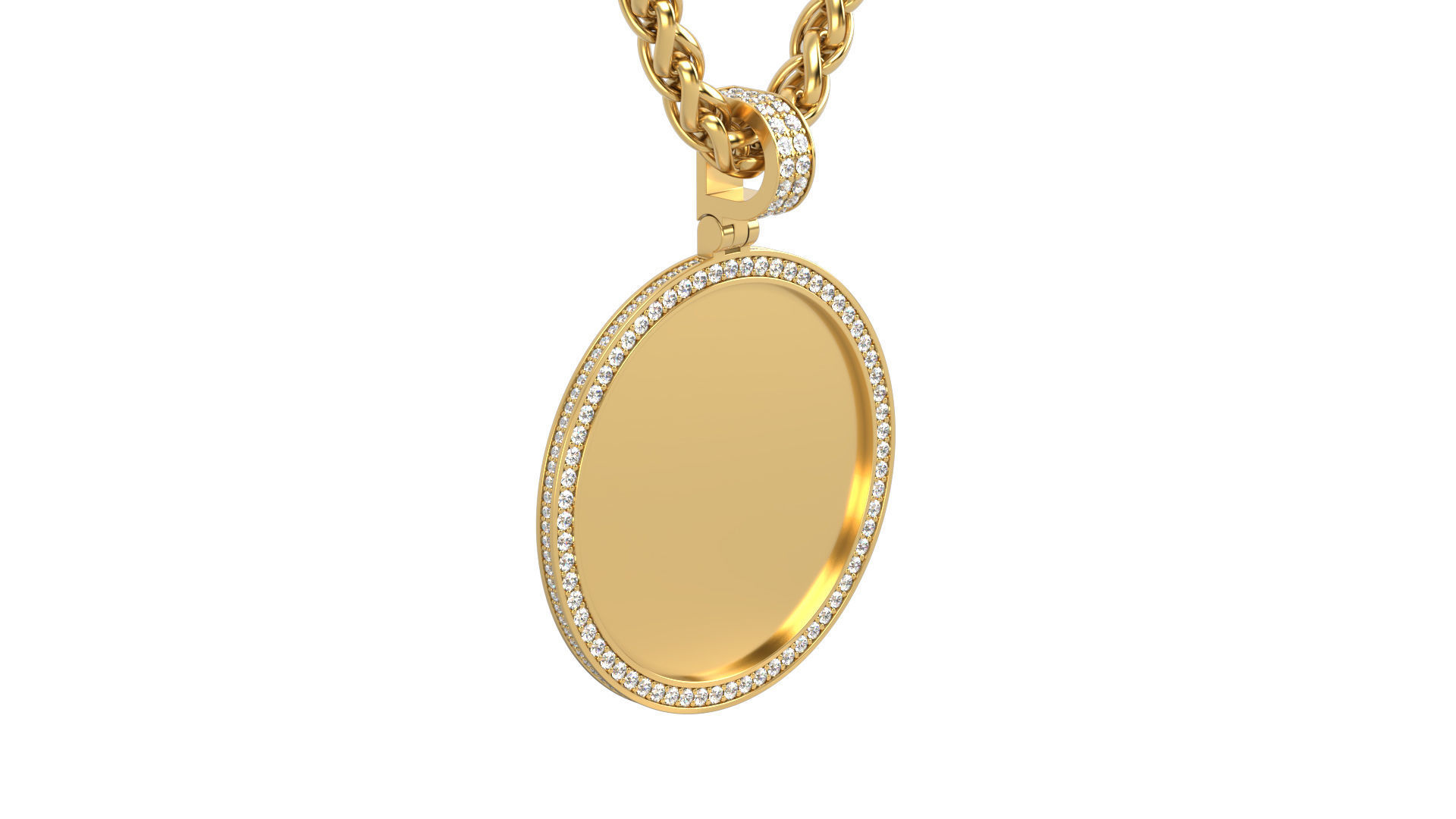 Picture pendant 1-2 inch N5 3D print model_5