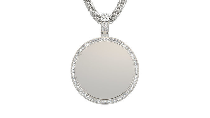Picture pendant 1-2 inch N5 3D print model