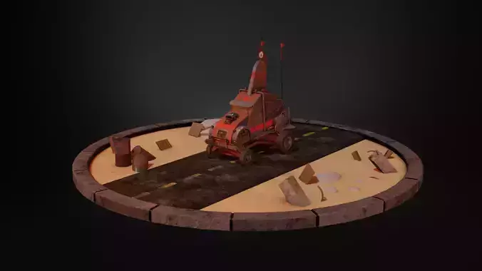 Post-apocalyptic car