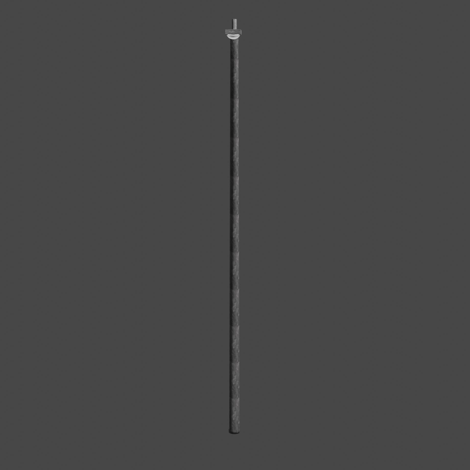 Streetlight street lamp Low-poly 3D model_7