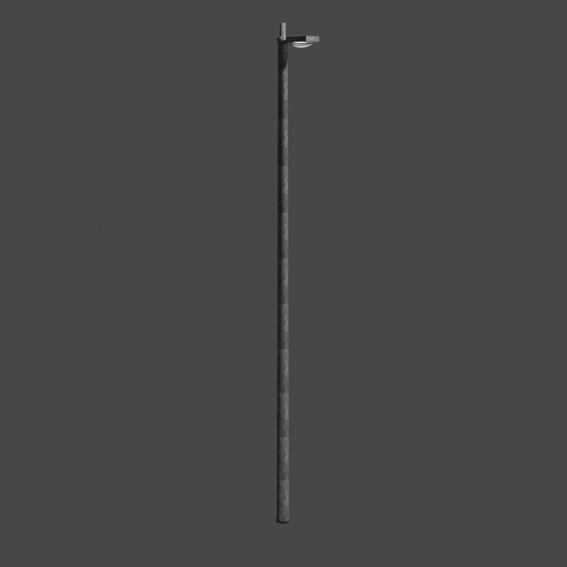 Streetlight street lamp Low-poly 3D model_8