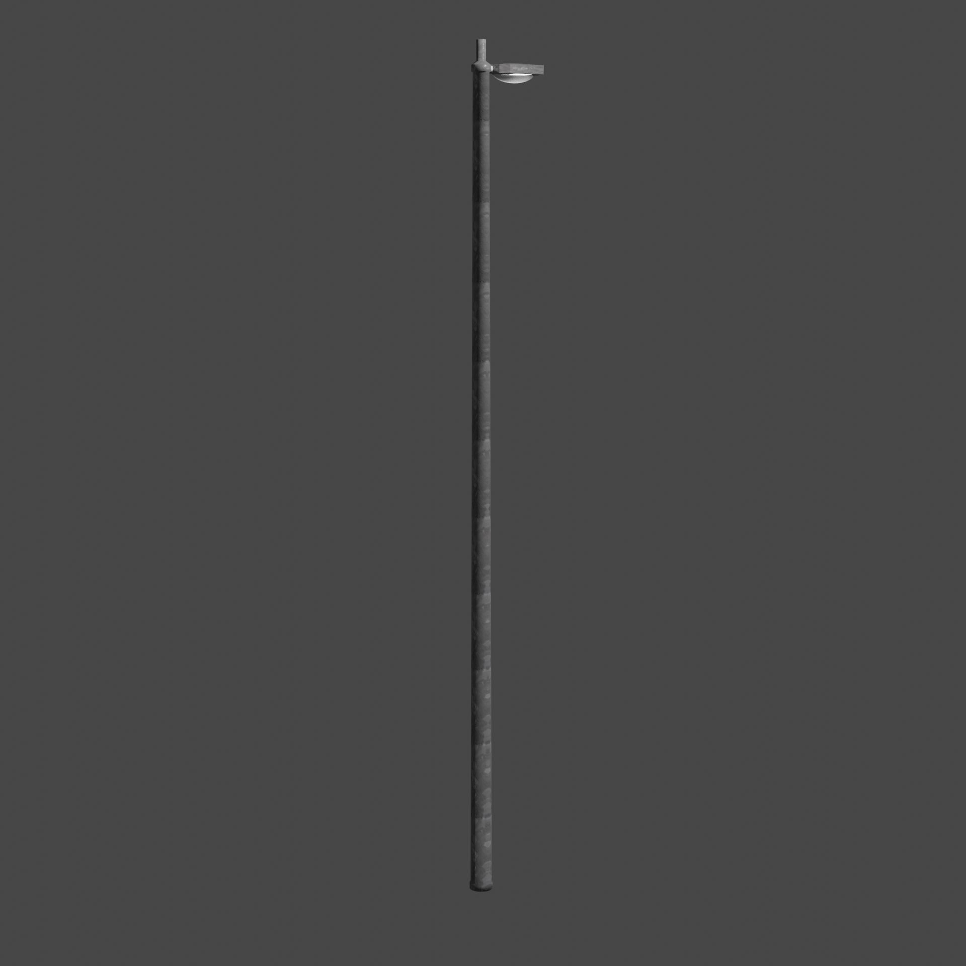 Streetlight street lamp Low-poly 3D model_2