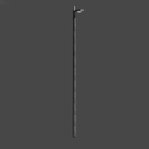 Streetlight street lamp Low-poly 3D model