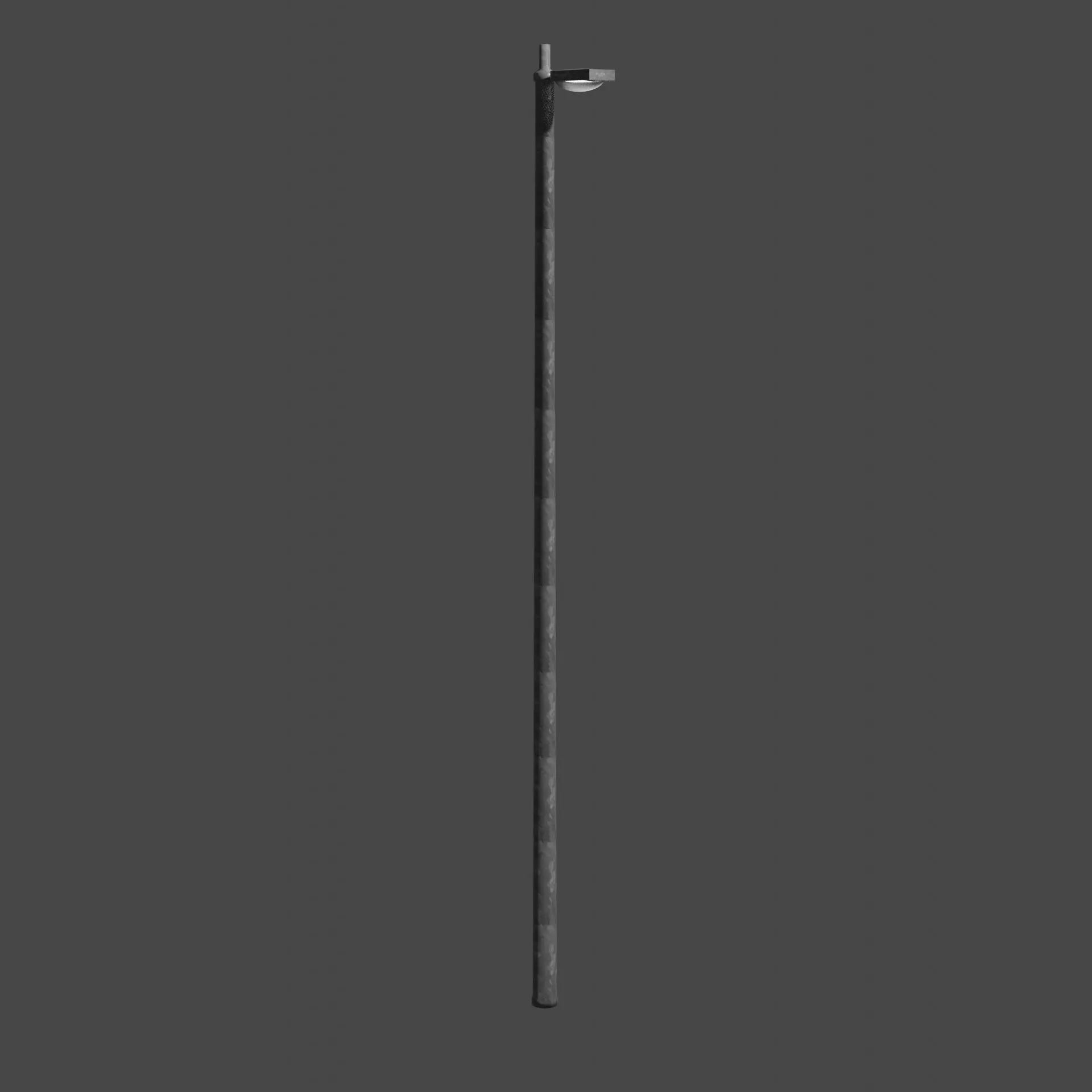 Streetlight street lamp Low-poly 3D model_0