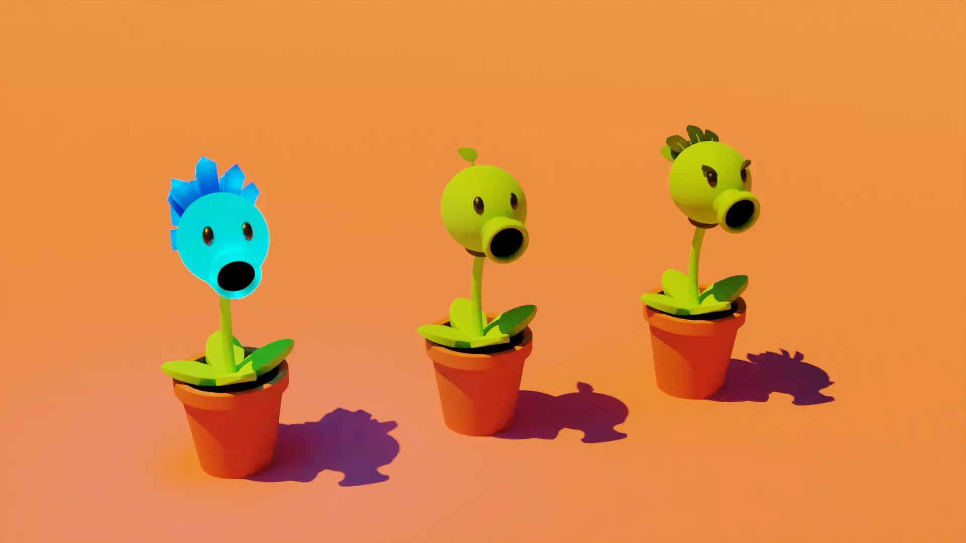 Plants VS Zombies 2 3D model