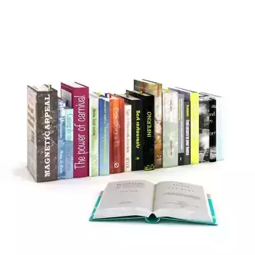 Several Books 3D model