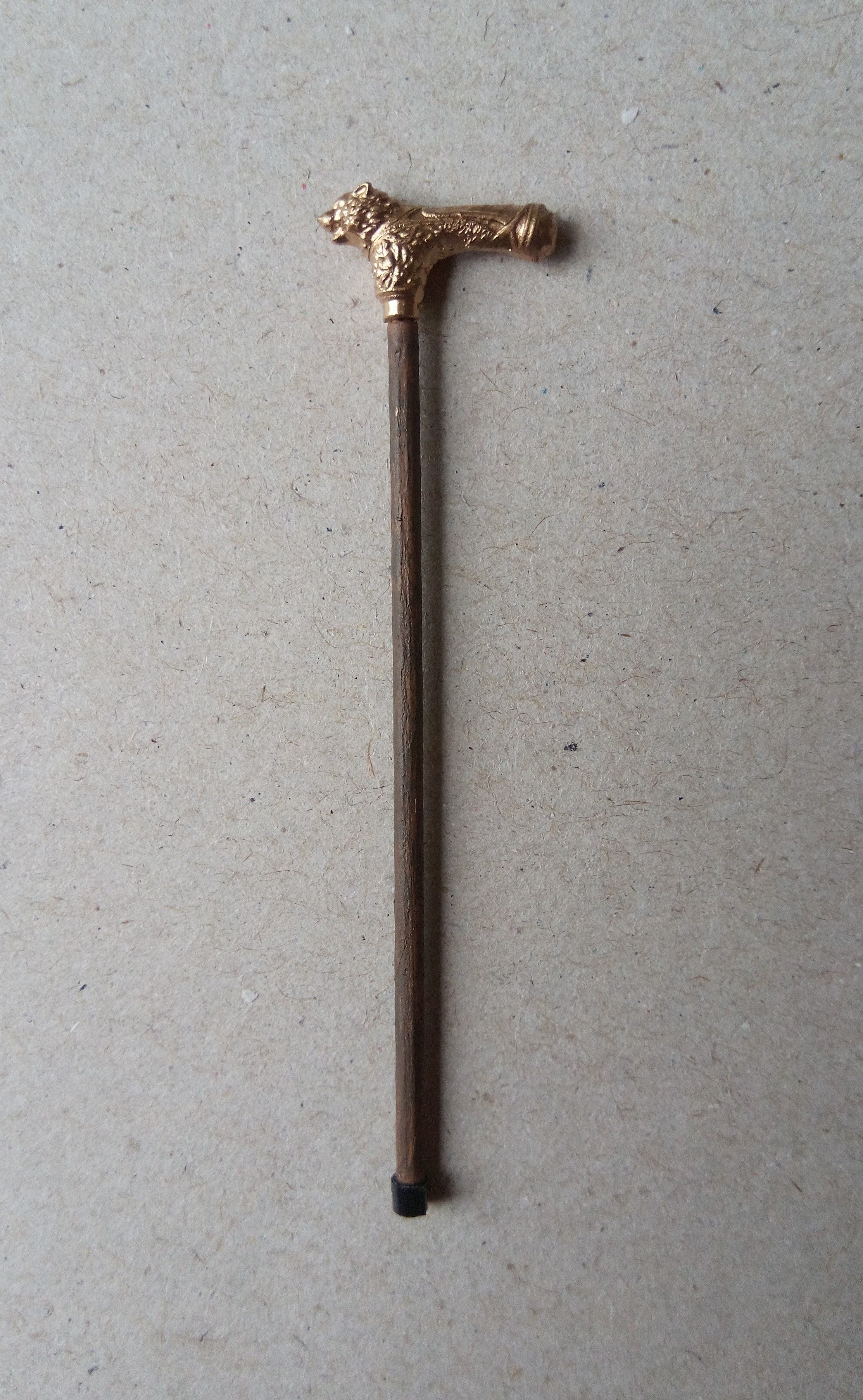 Dolls House Miniature Walking Cane 12th Scale 3D print model_3