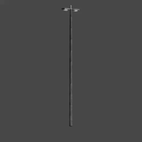 Streetlight pole Low-poly 3D model
