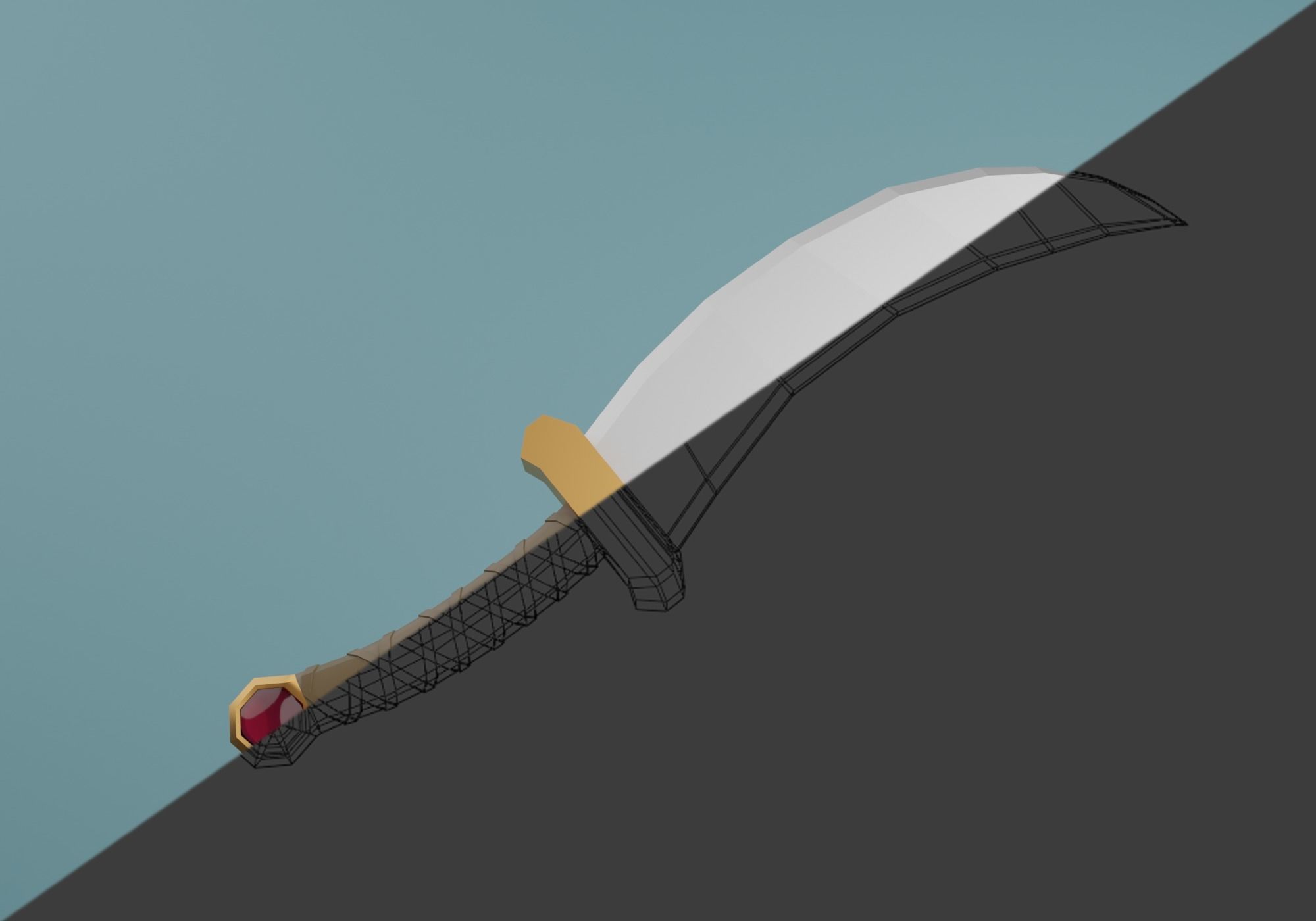 Weapon - Pack Low-poly 3D model_9