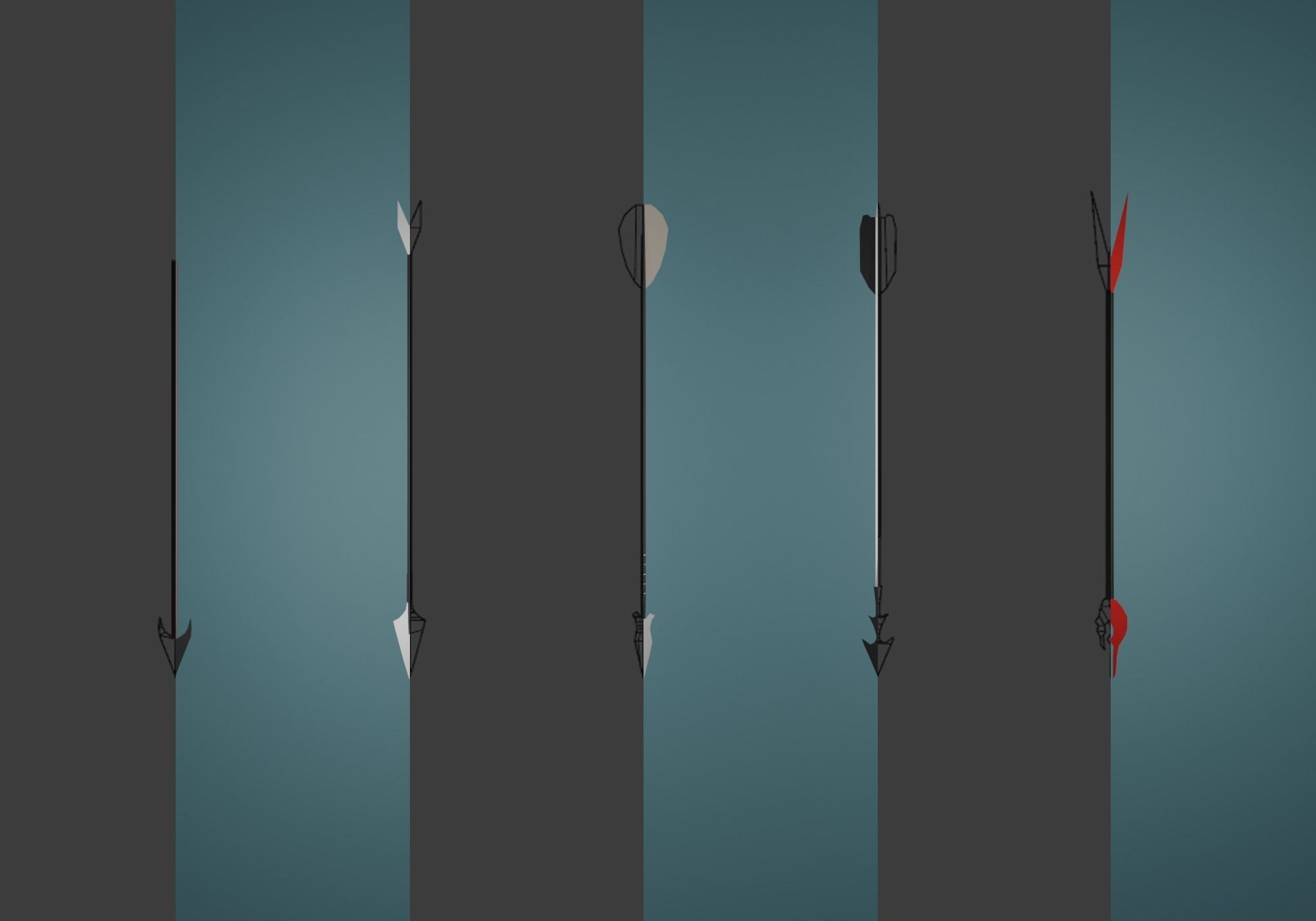 Weapon - Pack Low-poly 3D model_33