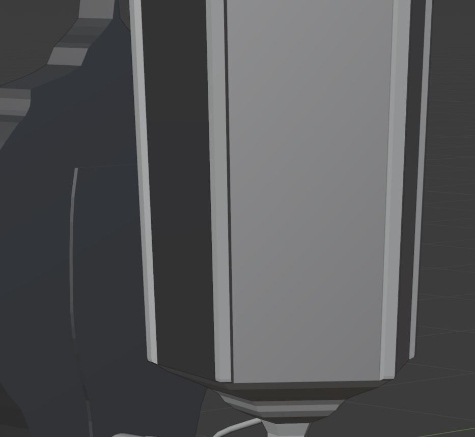 Walllamp outdoor lamp Low-poly 3D model_15