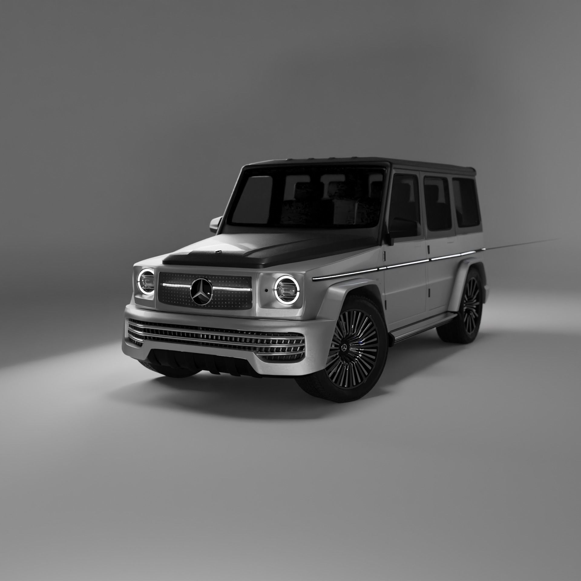 Electric G Wagon 3d Model 3D model CGTrader