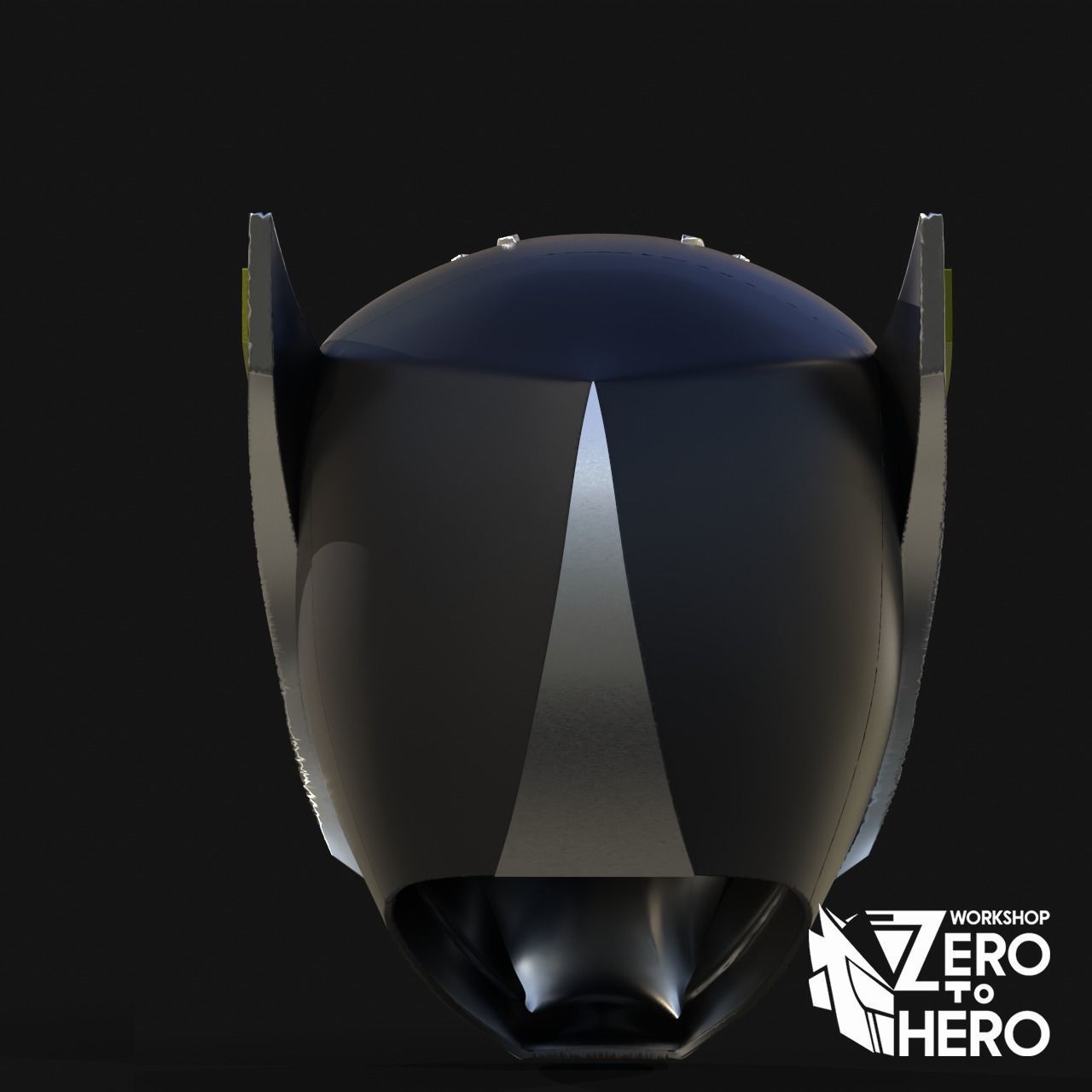 Kamen Rider Ryuki Helmet 3D print model_3
