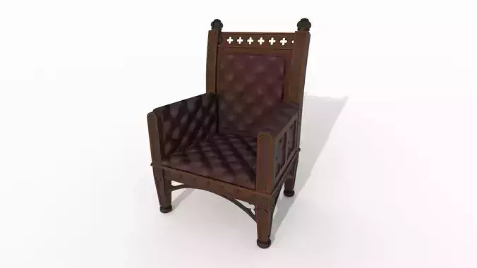 Victorian upholstered armchair