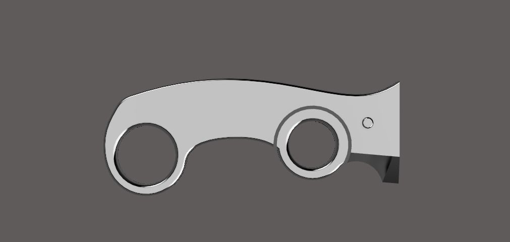 Destiny - Hunter knife 3D print model_2