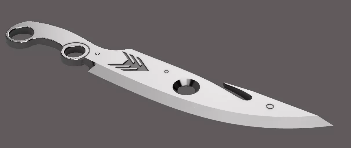 Destiny - Hunter knife 3D print model_0