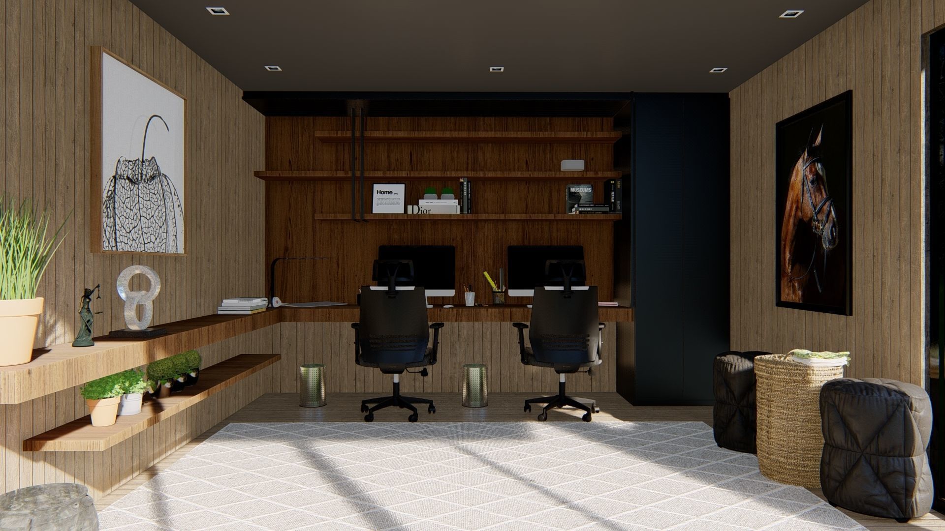 GARDEN ROOM - GARDEN OFFICE - Sketchup Lumion Free 3D model_3