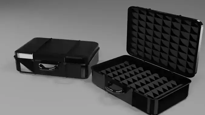 Storage case for important things Low-poly 3D model