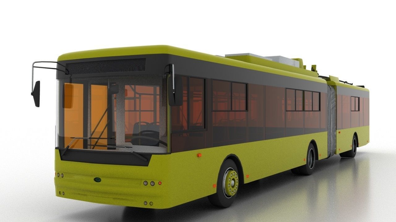 Trolleybus Bogdan T90110 3D model_8